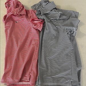 Vineyard Vines Red and White Striped Top